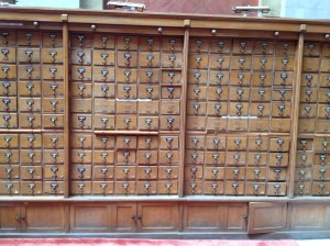 National Library of Greece Card Catalogue