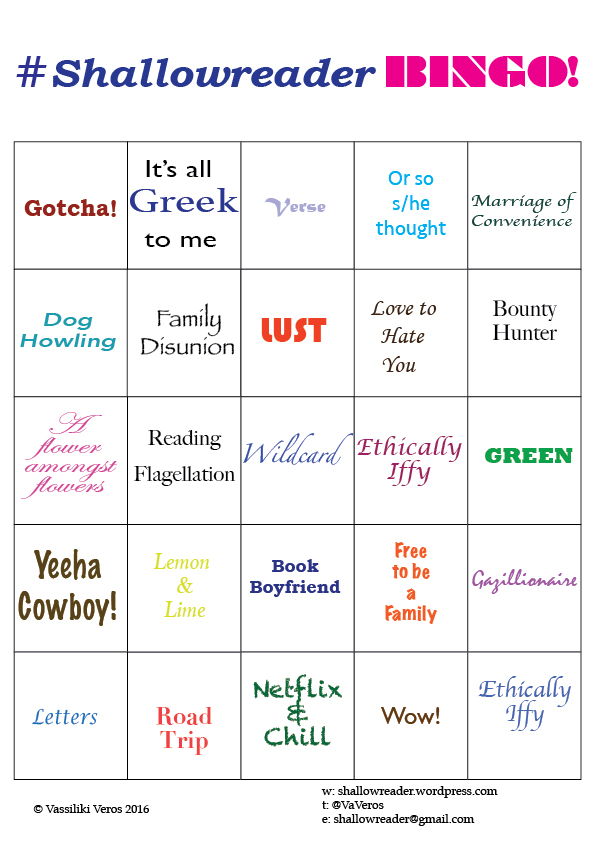 Shallowreaderbingo February card