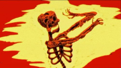 burning windy skeleton