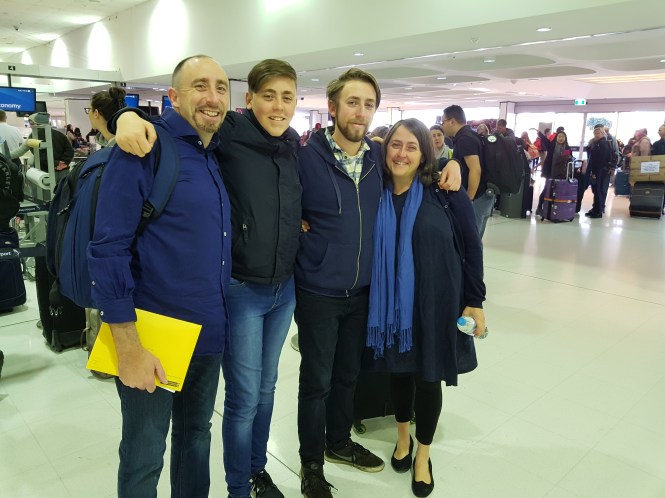 My family - me, my husband and my sons